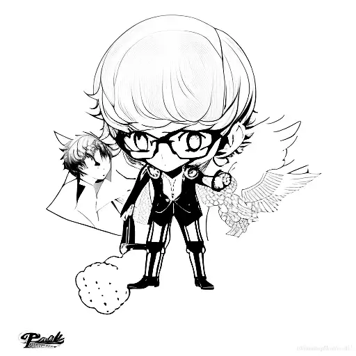 persona 5 tattoo design idea