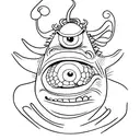 monsters inc tattoo design idea
