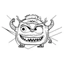 monsters inc tattoo design idea