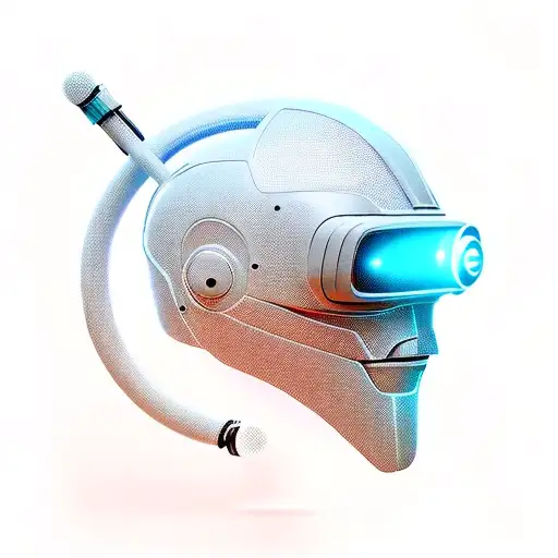 futuristic sci fi helmet, tengri tattoo design idea