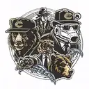 Chicago bears, Chicago cubs, blues brothers  tattoo design idea