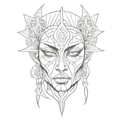 kali tattoo design idea