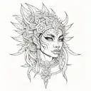 kali tattoo design idea