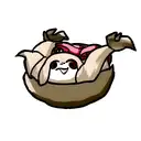 a sloth fighting siren head tattoo design idea