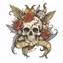 respect tattoo design idea