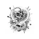 I do not exist to die  tattoo design idea