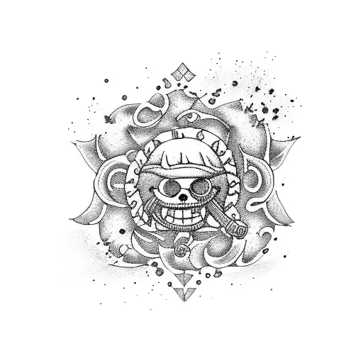 one piece laboon tattoo design idea