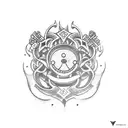 one piece laboon tattoo design idea