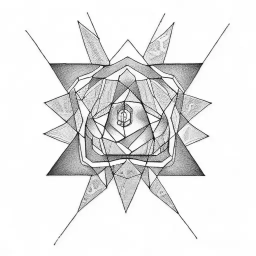 black bikepacking tattoo with a bicycle tattoo design idea