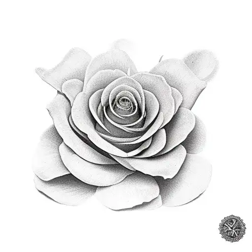  margarita flower with “margarita” written in the stem  tattoo design idea