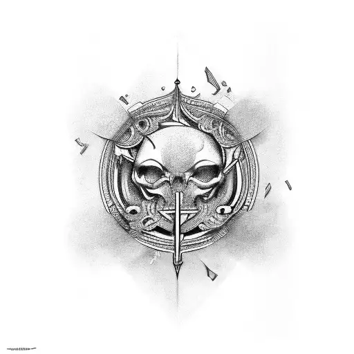 bdsm symbol combinei tattoo design idea