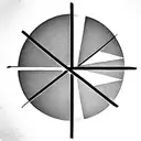 Jazz, architecture, sun, plants, geometry, minimalism, industry, lines tattoo design idea