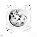 jupiter's moon io tattoo design idea