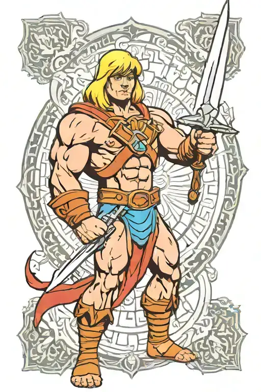 he-man "I have the power" tattoo design idea