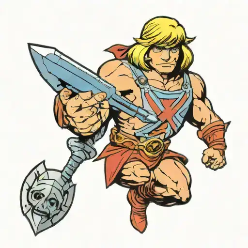 he-man I have the power tattoo design idea