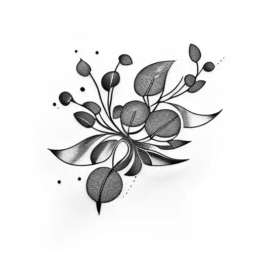 eucalyptus tattoo design idea