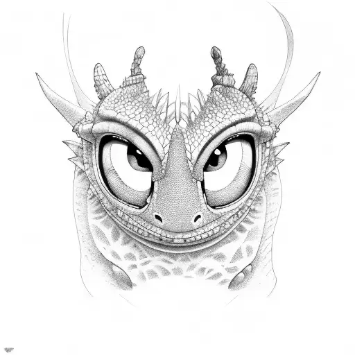 How to train your dragon tattoo design idea