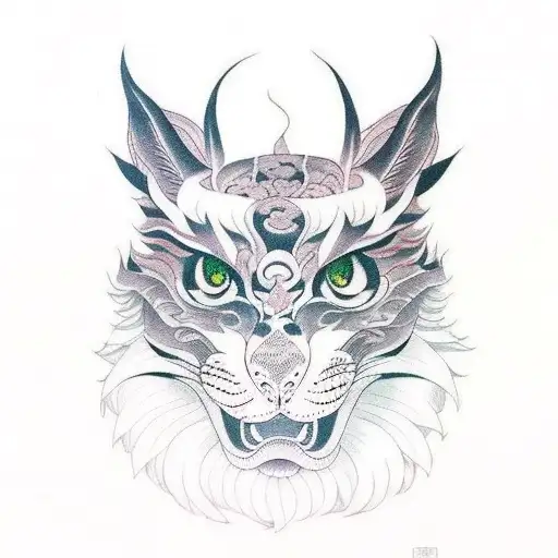 kurama tattoo design idea