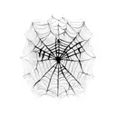 Spider Web tattoo design idea