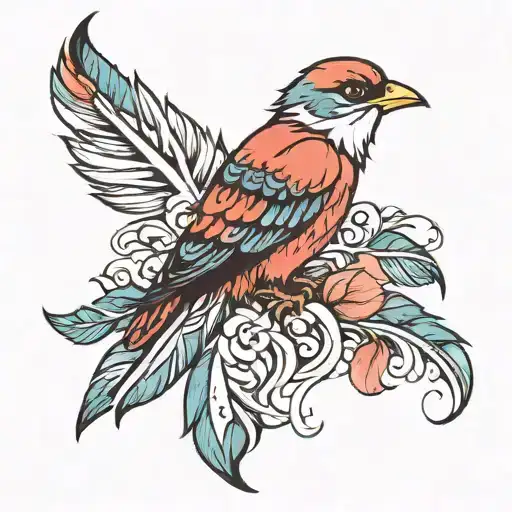 Nicole Feather Bad Tattoo tattoo design idea