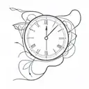 time heals everything   tattoo design idea