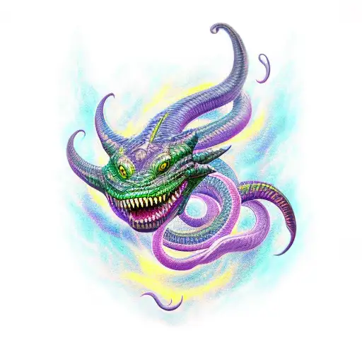 jormungandr tattoo design idea