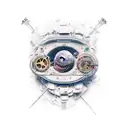 tortuga con temática Steampunk  tattoo design idea