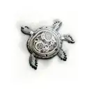 steampunk themed turtle tattoo design idea