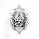 rattlehead Megadeth  tattoo design idea