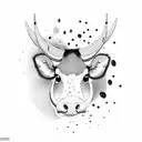 moo  tattoo design idea