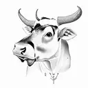 moo  tattoo design idea
