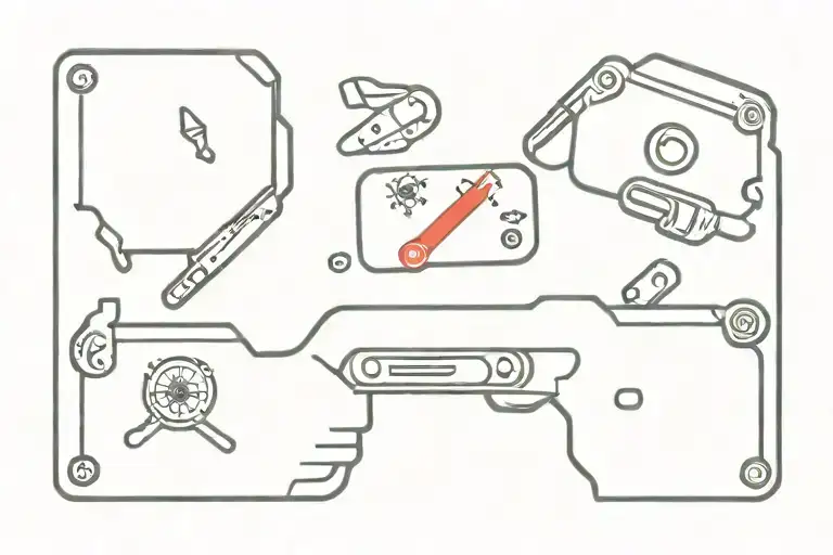  money cards guns money drugs tattoo design idea