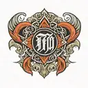 foo fighters logo band tattoo design idea