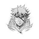 minato naruto tattoo design idea