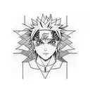 minato naruto tattoo design idea