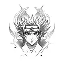 minato naruto tattoo design idea