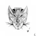 Superman tattoo design idea