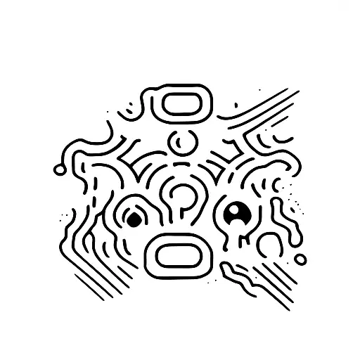 Korean finger heart  tattoo design idea