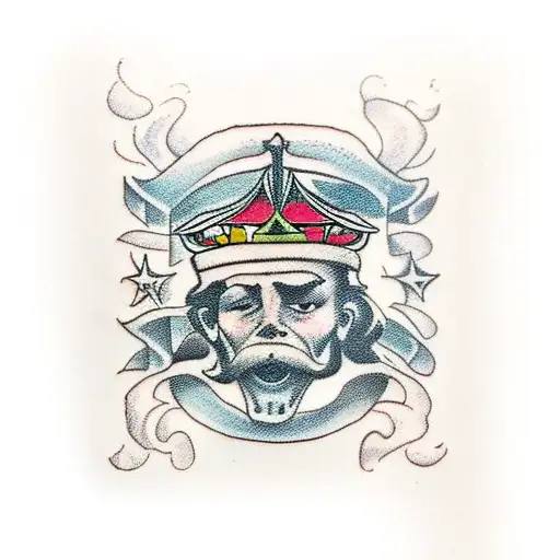 king baldwin the 5 tattoo design idea