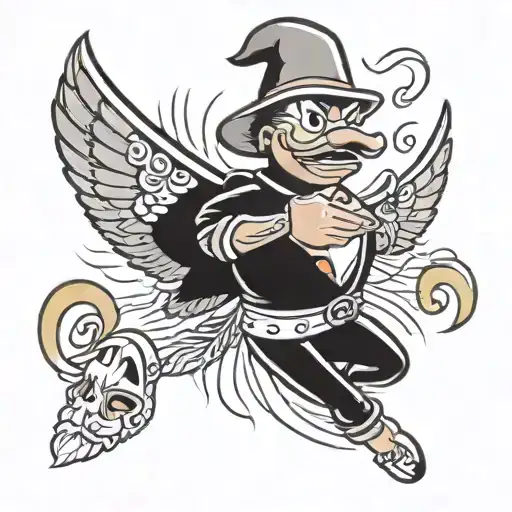 Condorito comic chileno tattoo design idea