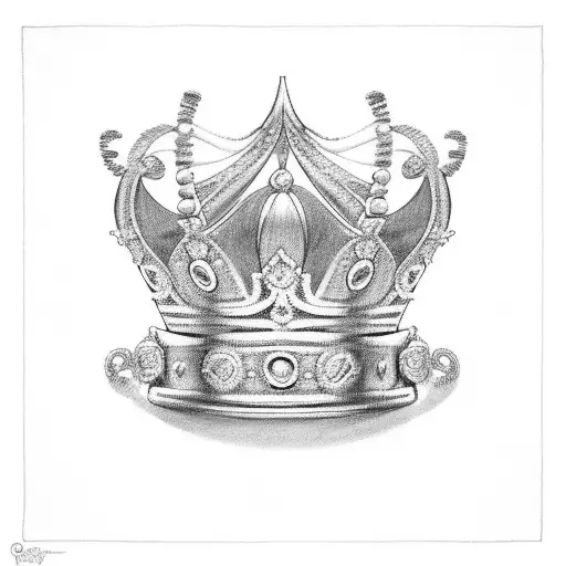 Queen's Crown tattoo design idea