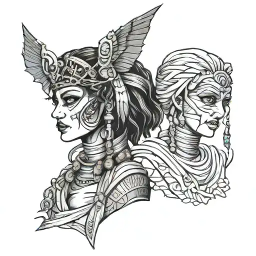 the mummy movie matching sibling tattoo  tattoo design idea