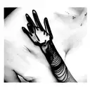 In God's Hands tattoo design idea