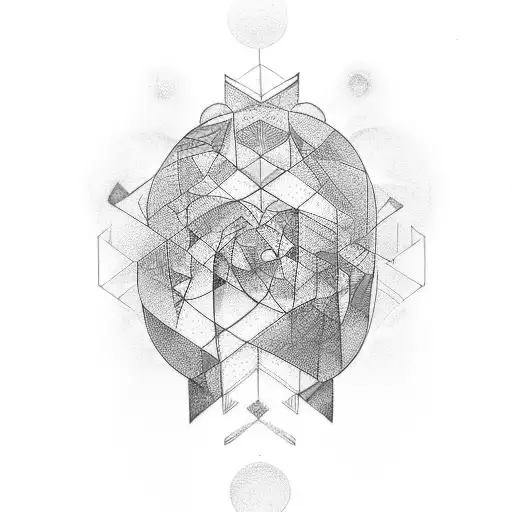 woman mind body soul connection look inward  tattoo design idea