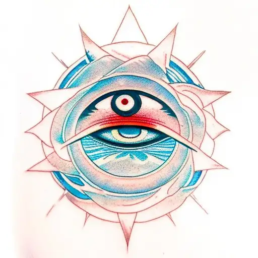All Seeing Eye tattoo design idea