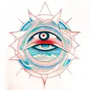 All Seeing Eye tattoo design idea