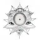 All Seeing Eye tattoo design idea
