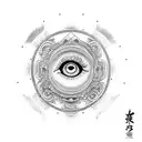 All Seeing Eye tattoo design idea