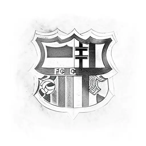 fc barcelona tattoo design idea