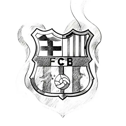 fc barcelona tattoo design idea